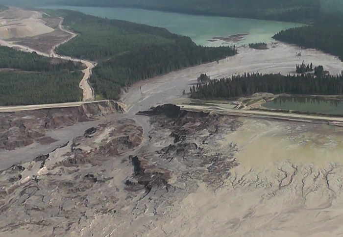 Mount Polly Mine Disaster, August 2014 – B.C., Canada (Source: Cariboo Regional District)