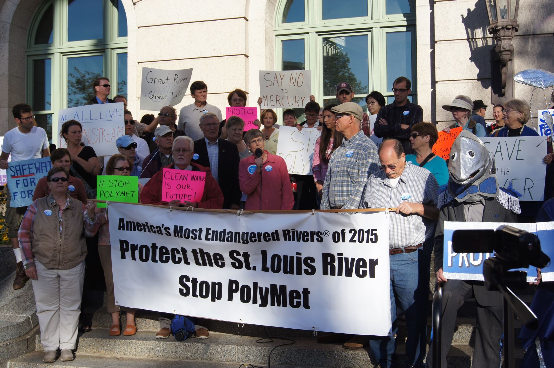 Photo from the Rally for the St Louis River, Sept 22, 2015